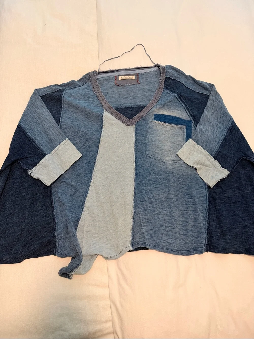 Free People Patchwork Tee